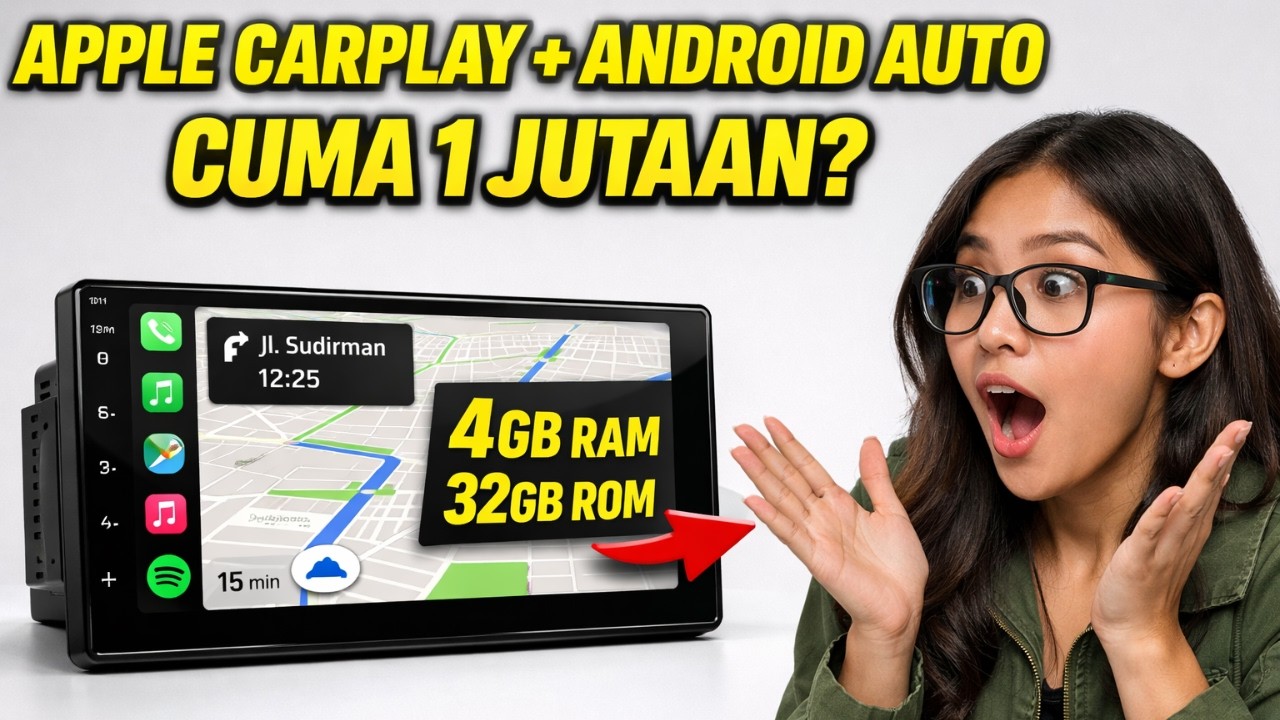 5 REKOMENDASI Head Unit Android 7 Inch Terbaik 2026: RAM 4GB & Android 14 Cuma 1 Jutaan!