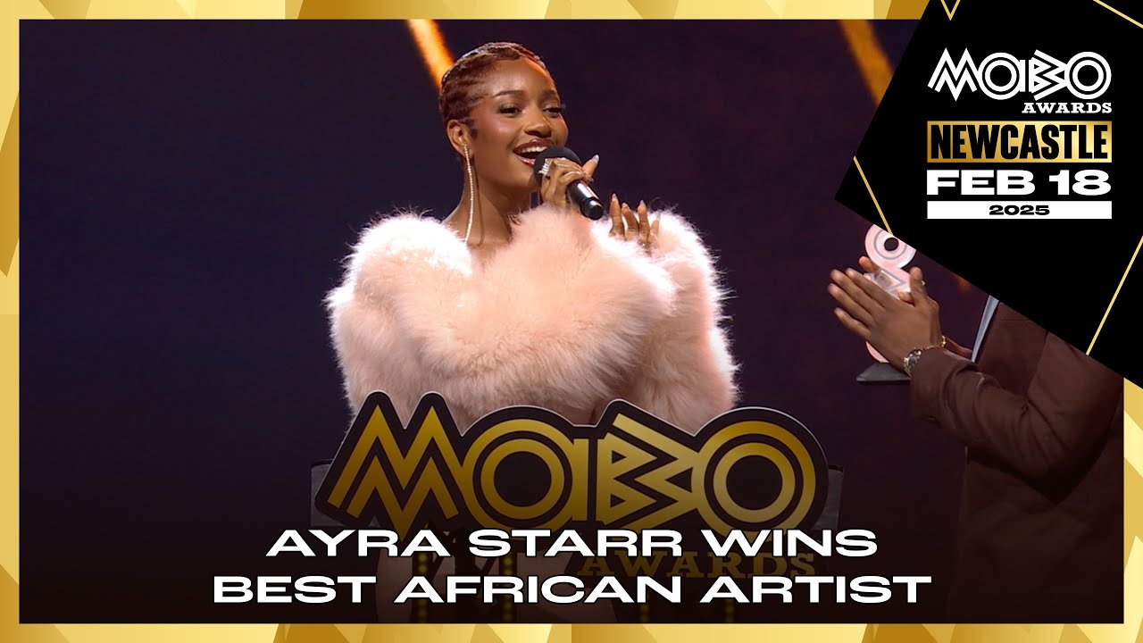 🌍 Ayra Starr Wins Best African Music Act at 2025 MOBO Awards | Celebrating Excellence! | #MOBOAwards