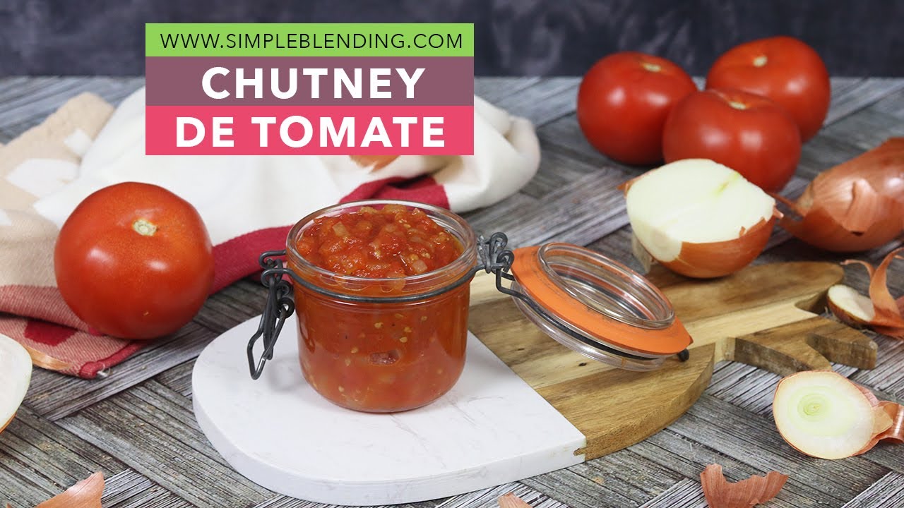 CHUTNEY DE TOMATE | Mermelada agridulce de tomate | Receta saludable