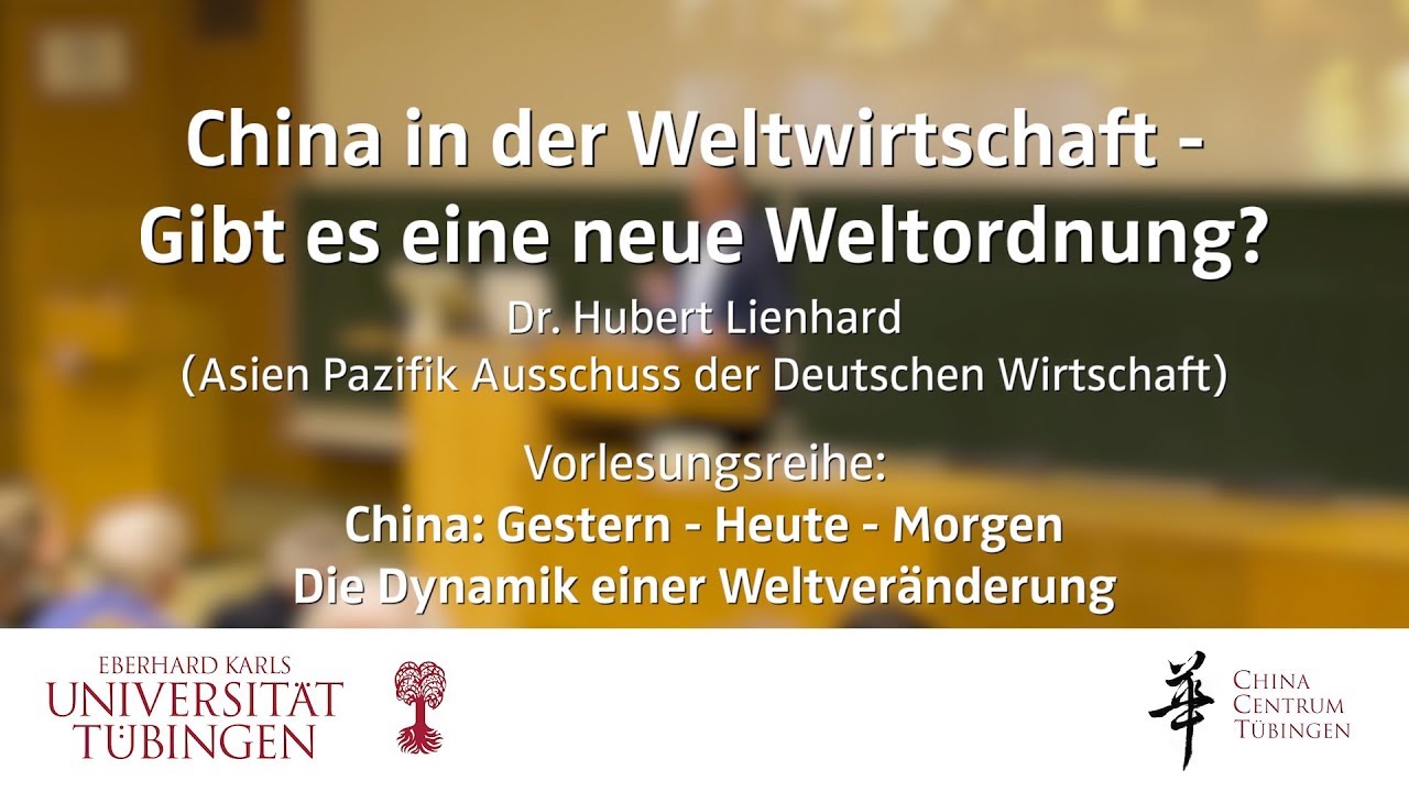 China in der Weltwirtschaft - Gibt es eine neue Weltordnung?