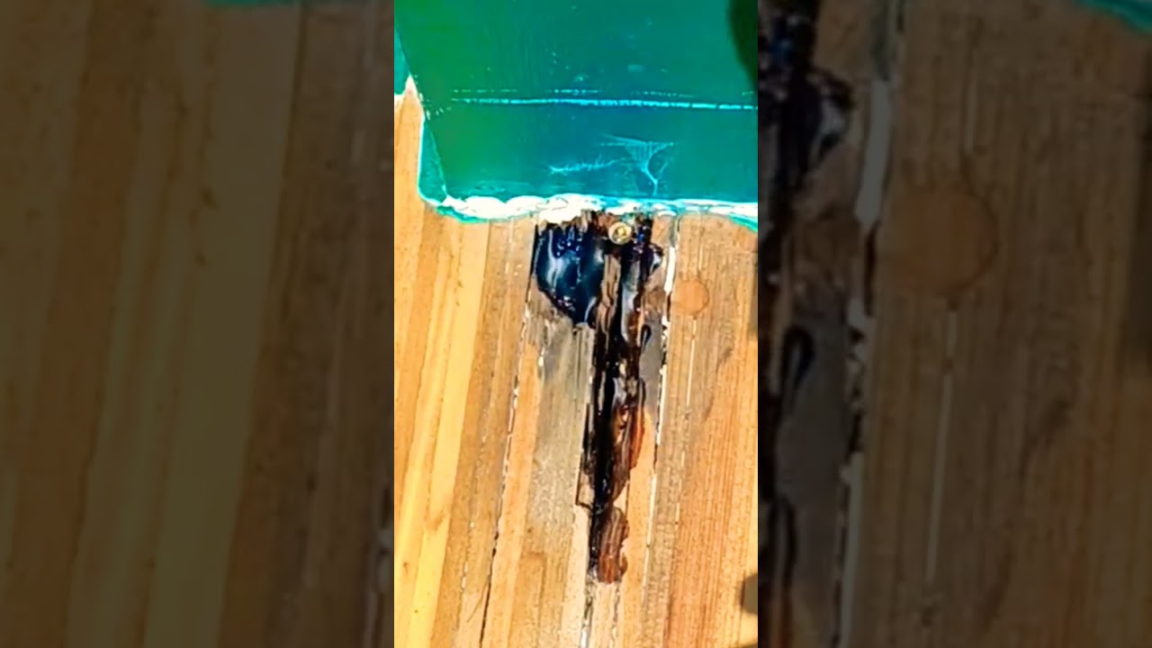 Эпоксидная смола для дерева Abatron Liquid Wood Repair для сгнивших деревянных перил #реставрация...