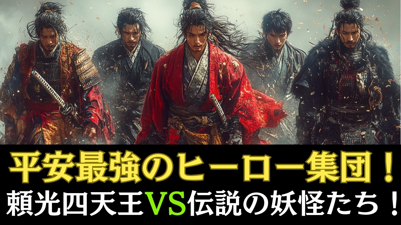 【日本神話】平安のモンスターハンター！頼光四天王の鬼退治とその壮絶エピソード【古事記・日本書紀】