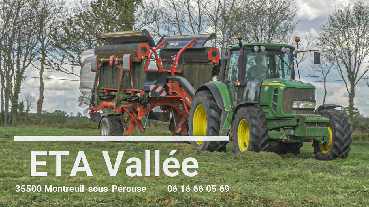 John Derre 6630 + Khun MERGE MAX 950 | ETA Vall&eacute;e