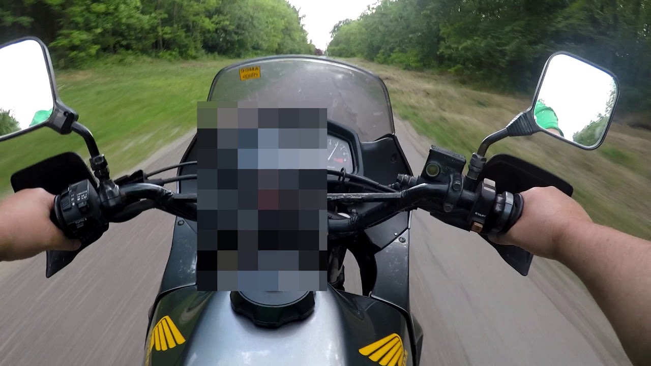 Ride in a city and Forest  with Honda Transalp XL600V -GoPro Hero5 Black test