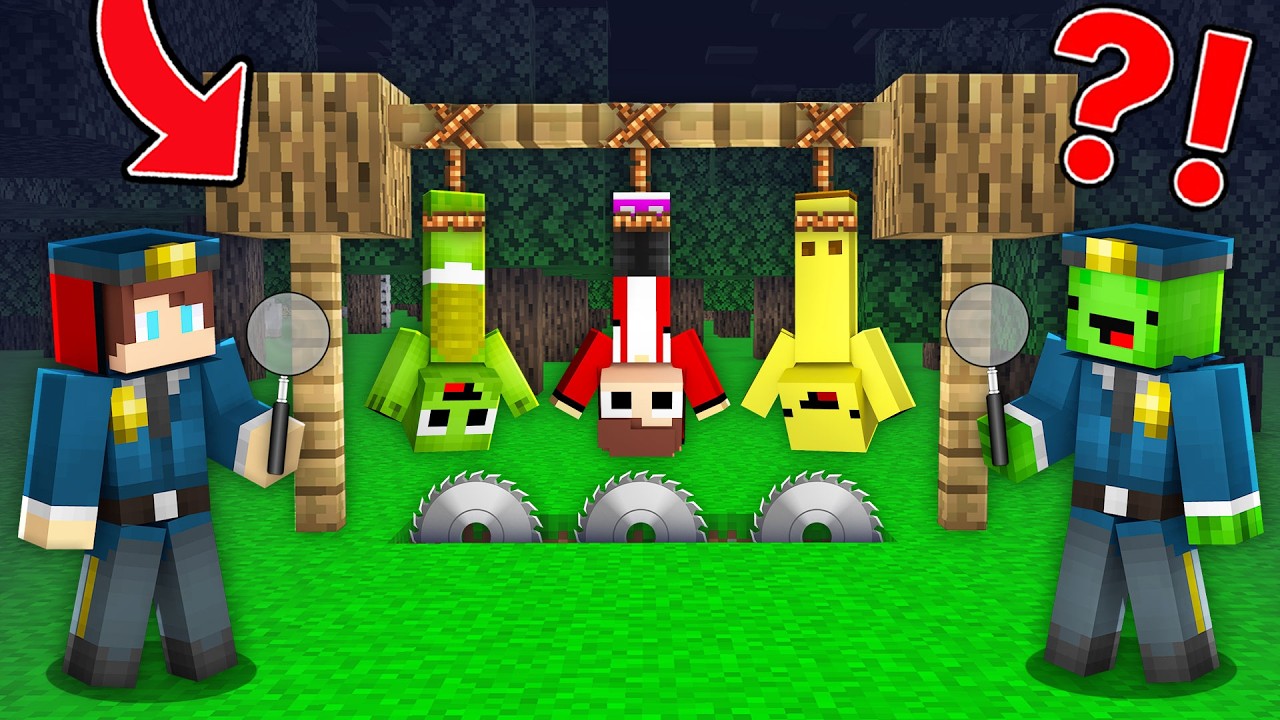 Who KIDNAPPED CHILDREN? JJ and Mikey Policeman INVESTIGATION  in Minecraft Maizen!