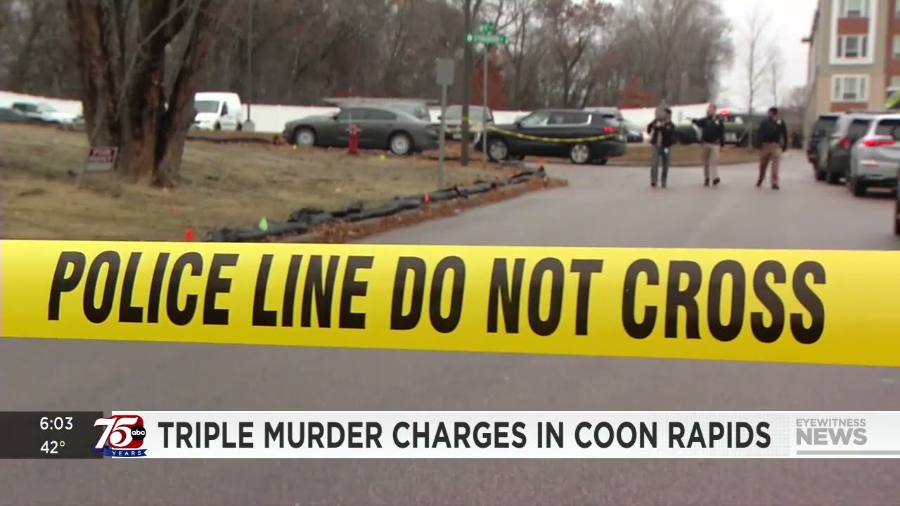 Man charged in Coon Rapids triple homicide