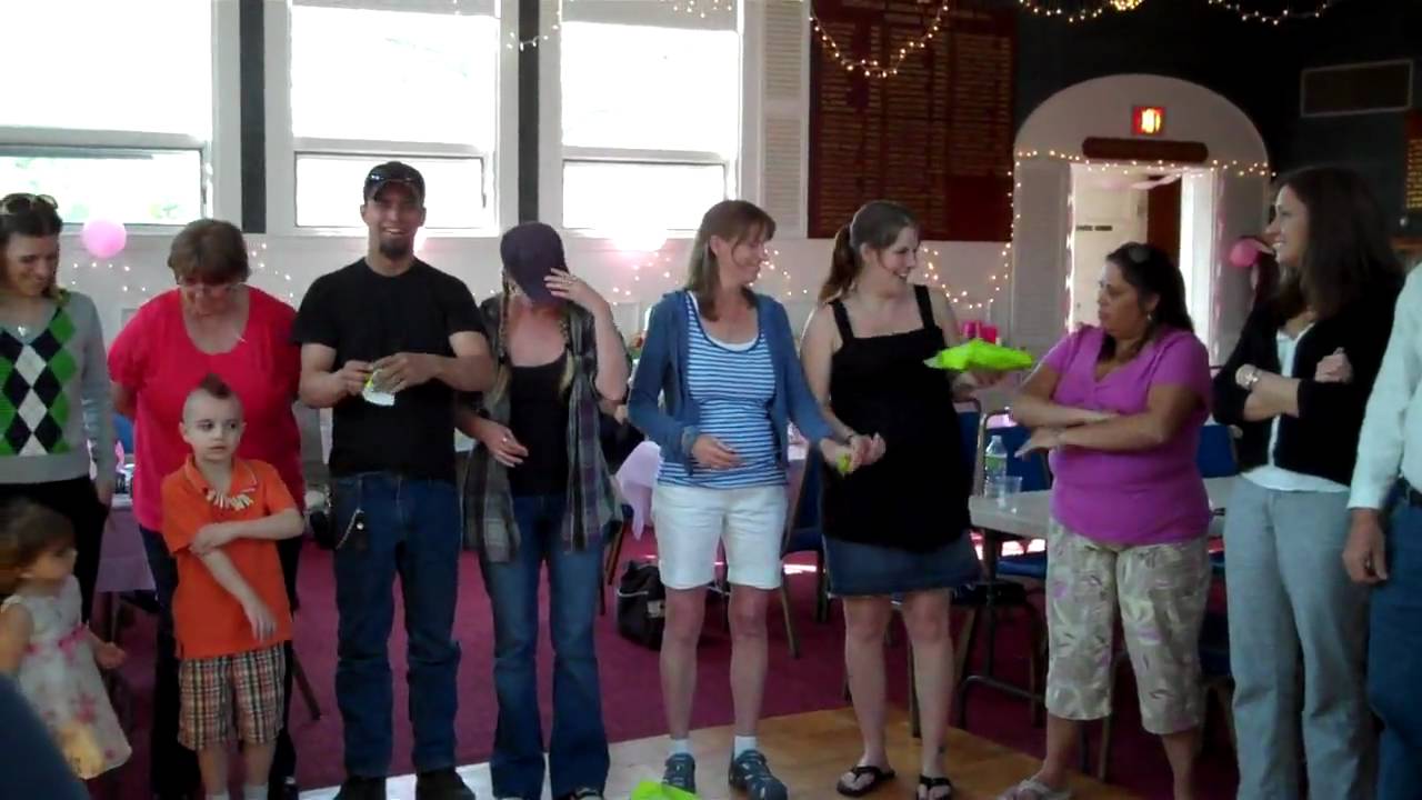 Playing the baby shower game