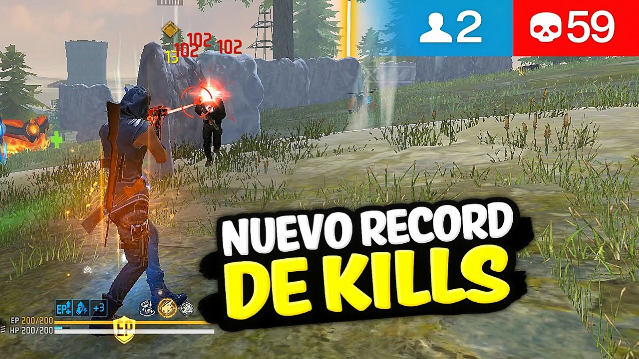 DIA 1 LLEGANDO A 60 KILLS EN BR CLASIFICATORIA ☠️🔥 FREE FIRE