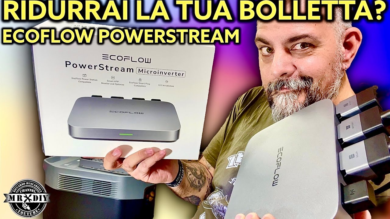 è vero? Si può pagare meno la bolletta? EcoFlow PowerStream e power station. Fotovoltaico da balcone