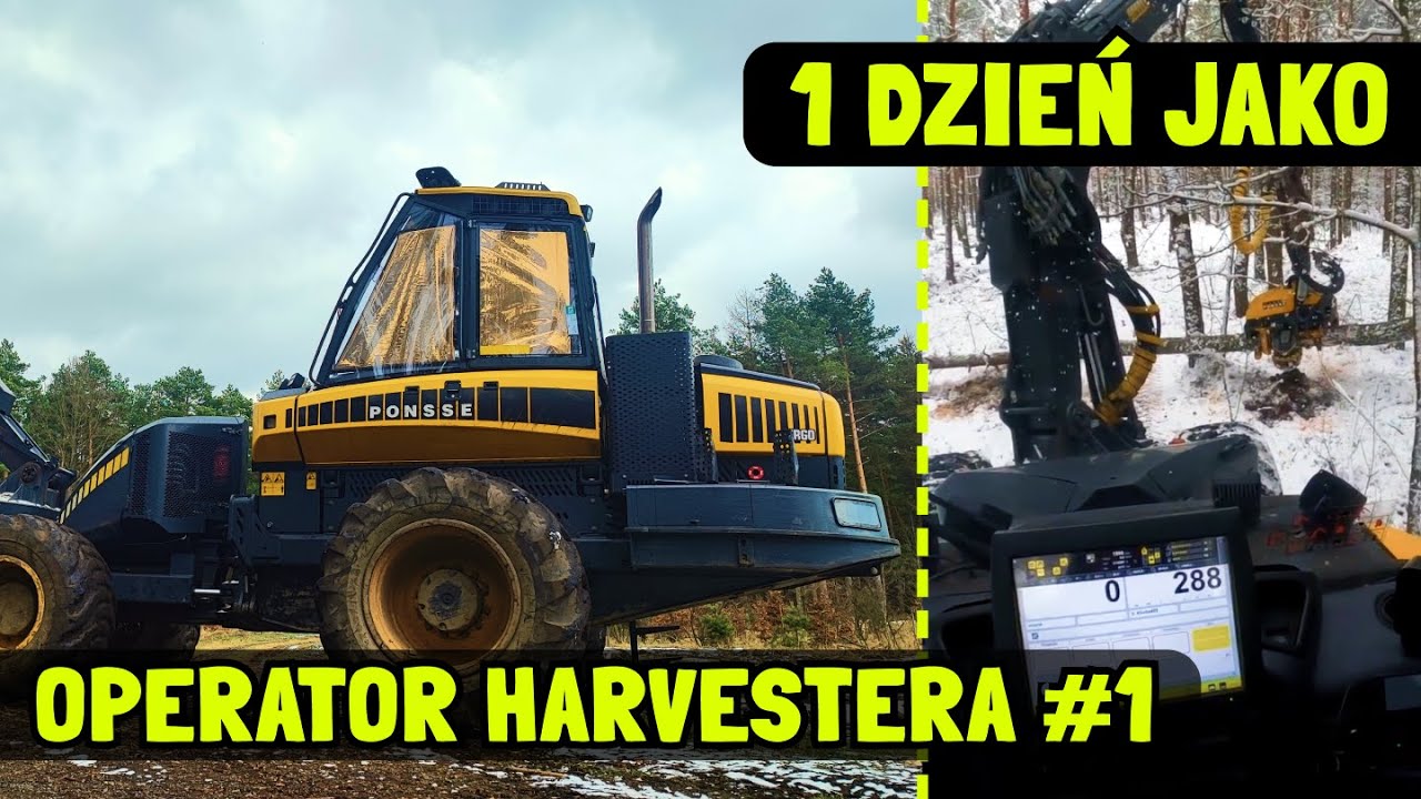 PIERWSZY RAZ W PONSSE ERGO🌲Zera Do Mastera - operator harwestera. Odc. 1🌲