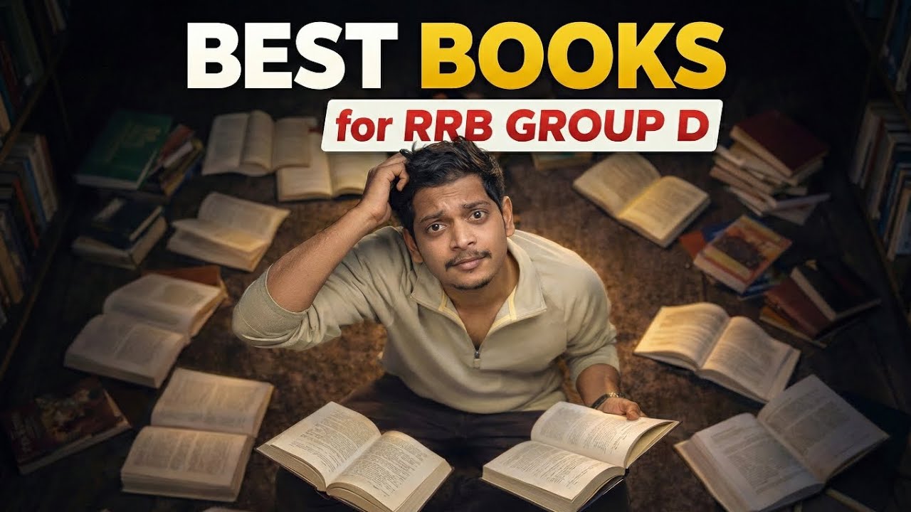 BEST BOOKS 📚FOR RRB GROUP-D 📖✅️ | RAILWAY JOB | SARKAR NAUKARI
