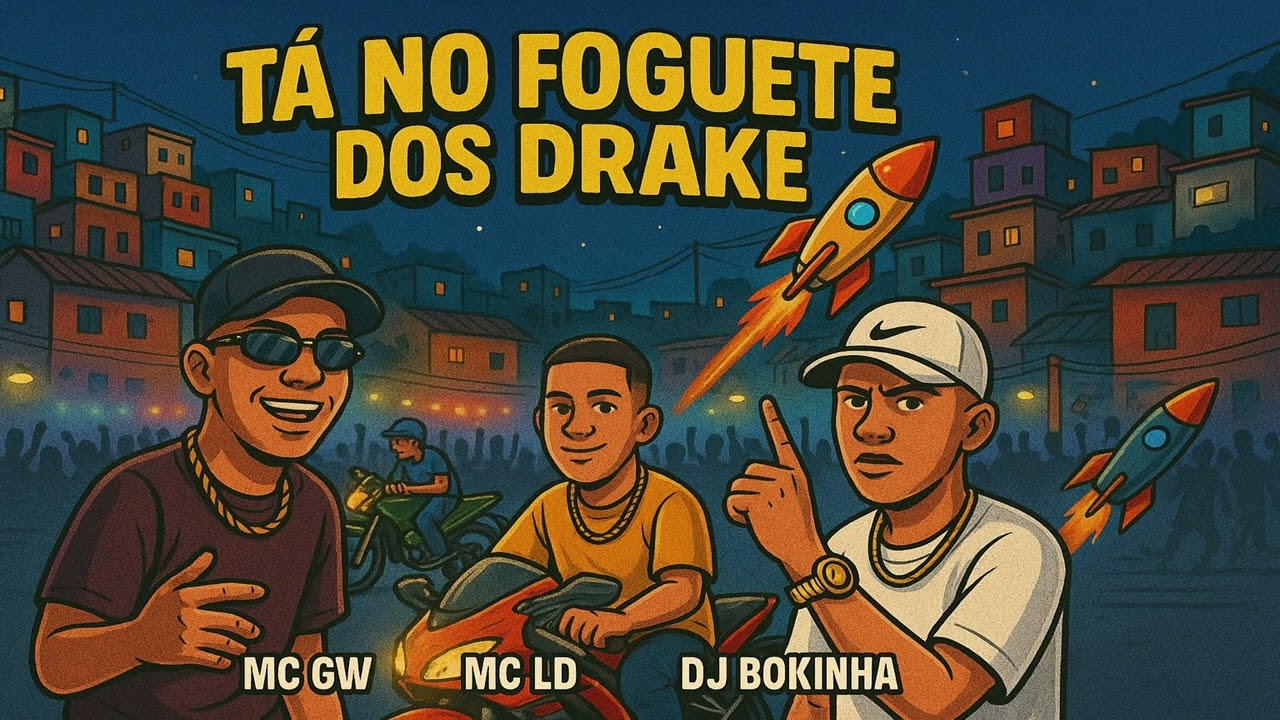 TA NO FOGUETE DOS DRAKE - MC GW E MC LD (DJ BOKINHA)