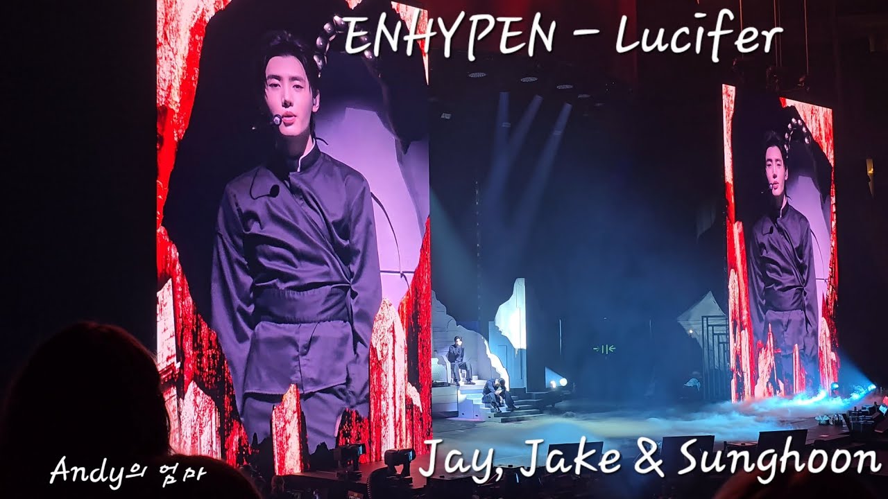 [4K] Lucifer - ENHYPEN Jay, Jake & Sunghoon at UBS Arena, NY