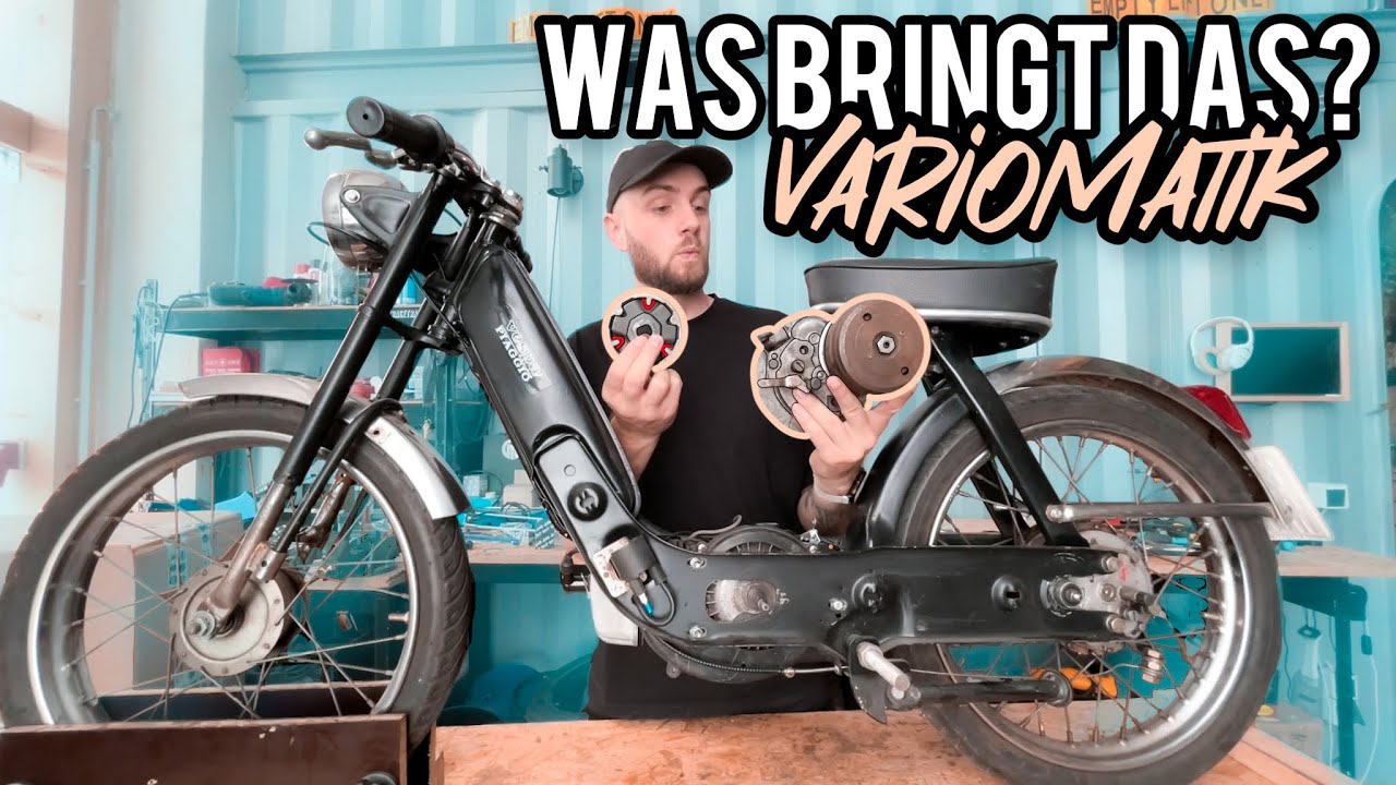 Variomatik nachrüsten bei Piaggio [Ciao, Si, Bravo] Mofa