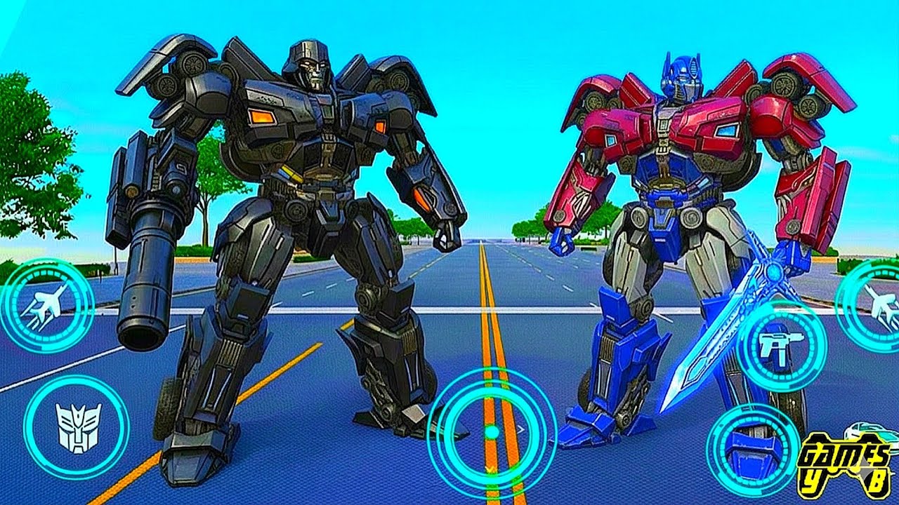 Robot Justice War: Megatron Optimus Truck Tank Jet Transformers Game 2026 - Android Gameplay
