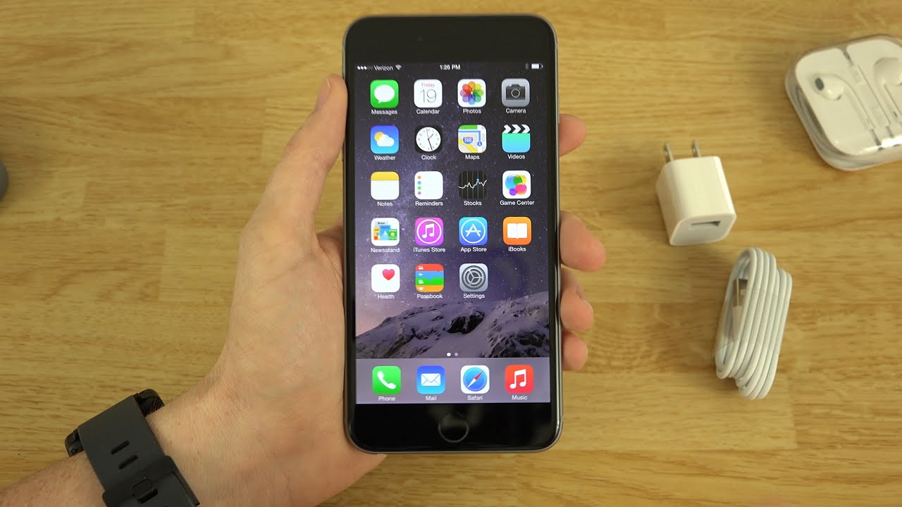 Распаковка iPhone 6 Plus и первый взгляд!