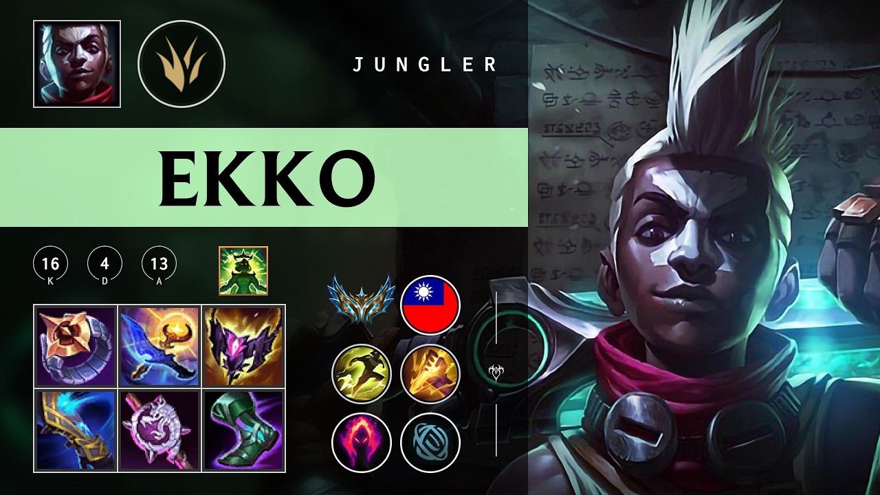 Ekko Jungle vs Sejuani - TW Challenger Patch 26.04