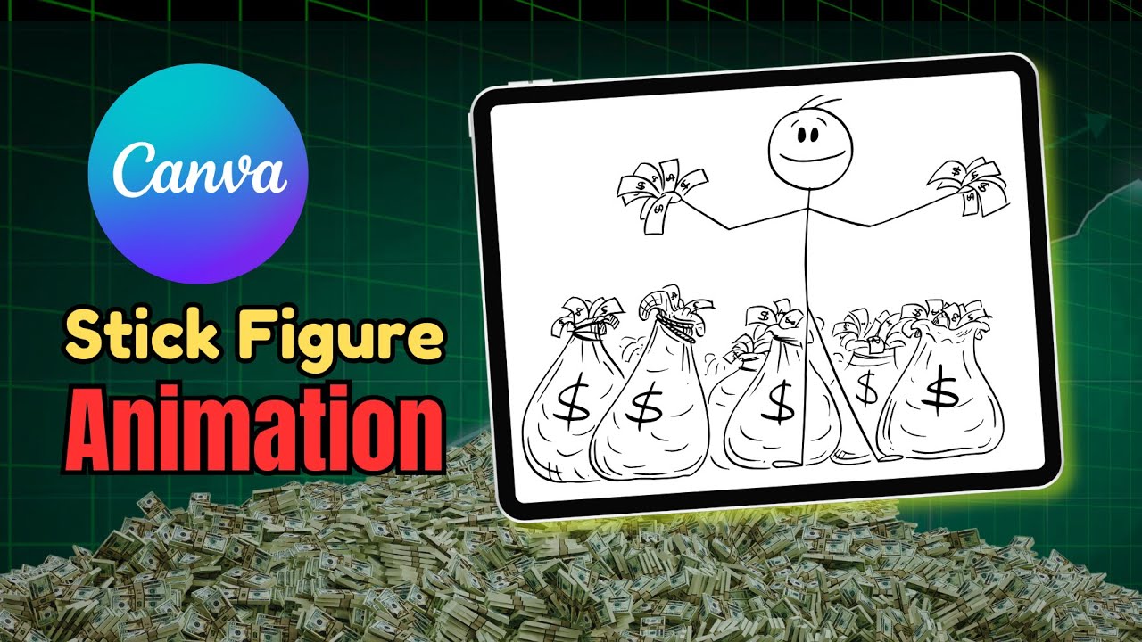 How to Create VIRAL Stick Figure Animations in Canva | Learn and Flourish