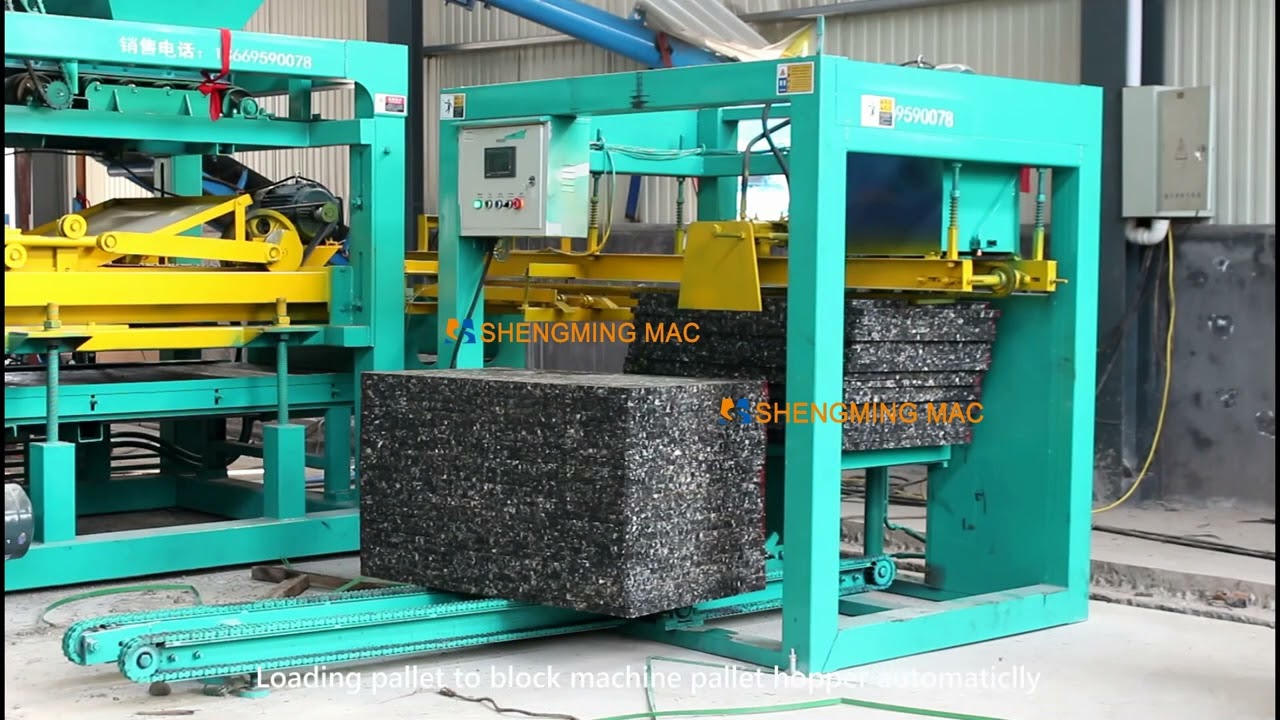 QT4-15/6-15/8-15/10-15 intelligent automatic block machine with integrated batching system