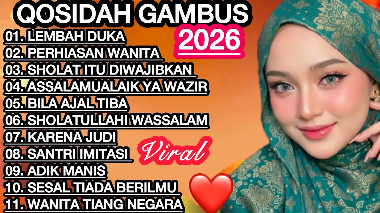 KOLEKSI TERMAHALL QOSIDAH GAMBUS ISLAMI‼️MERDU PENYEJUK HATI &hearts;️ BIKIN ADEM ENAK DIDENGAR 