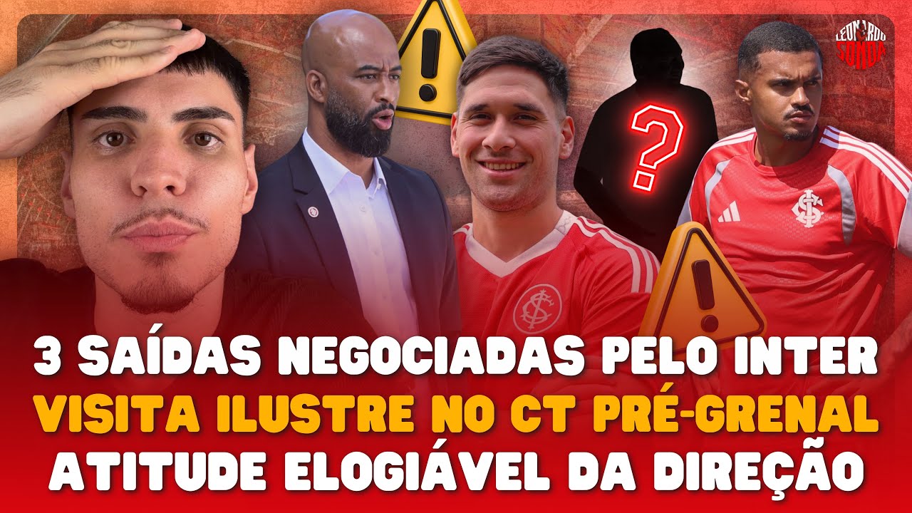 ⚠️ TRÊS SAÍDAS SÃO NEGOCIADAS! VISITA ILUSTRE AO CT ANTES DO GRE-NAL! | DIREÇÃO TOMA ATITUDE CORRETA