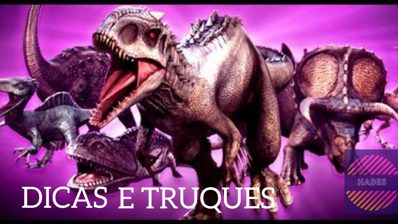 DICAS E TRUQUES para Jurassic wolrd the game #4 HÍBRIDOS
