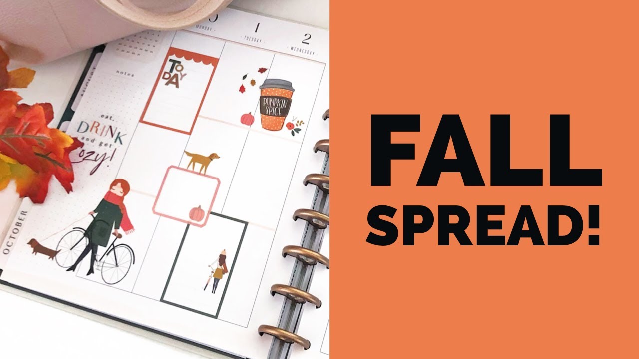 Plan With Me // Classic Happy Planner Fall Spread // September 30, 2019