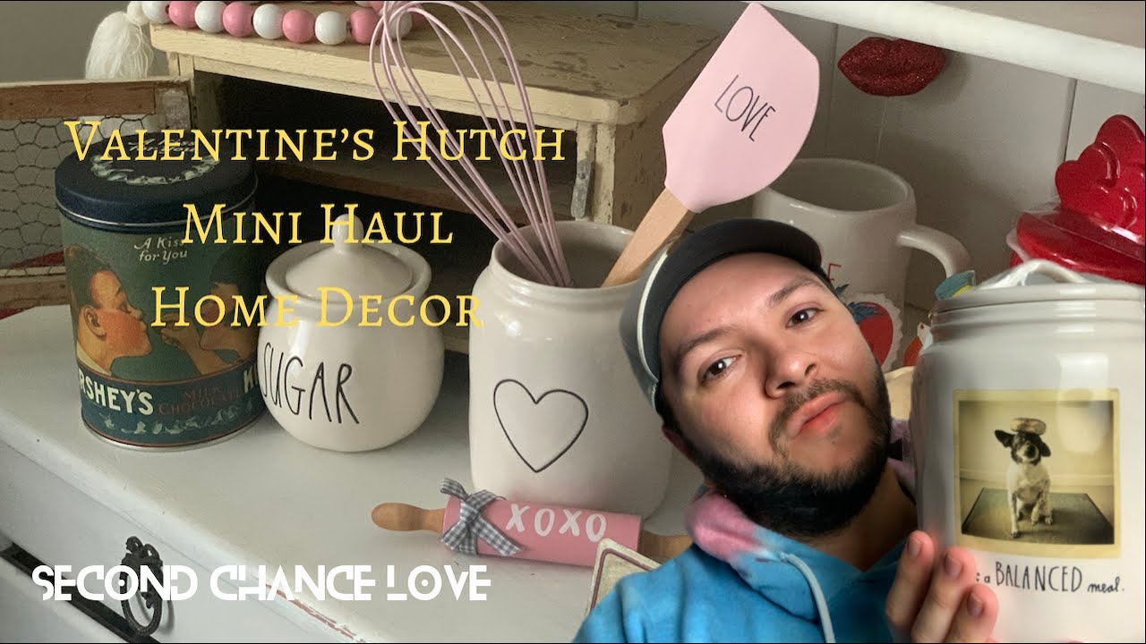 Thrifted Decor | Thrifted Valentines Day Hutch Tour and Mini Rae Dunn Haul 
