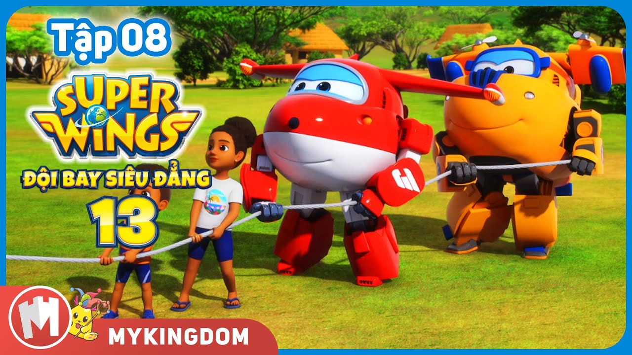 SUPER WINGS CUỘC PHIÊU LƯU CỦA THÚ CƯNG | Tập 08: Cùng Trượt Nước Với Hà Mã Hoang Dã