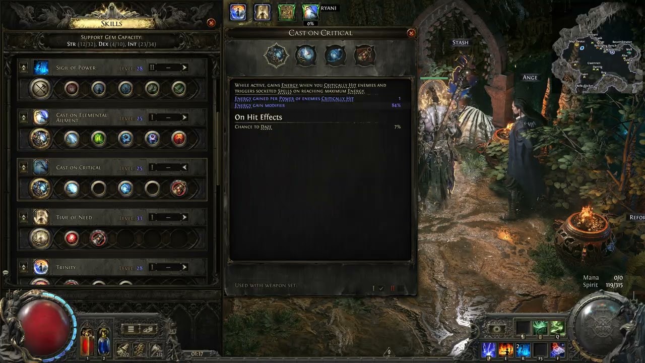 Path of Exile 2 Cast on Critical missing socketed skill bug fix