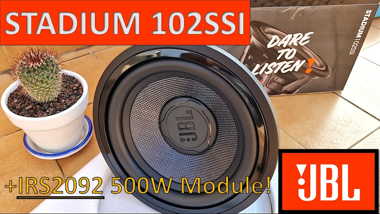 IRS2092S Project (Parte 3) + JBL Stadium 102SSI Subwoofer!