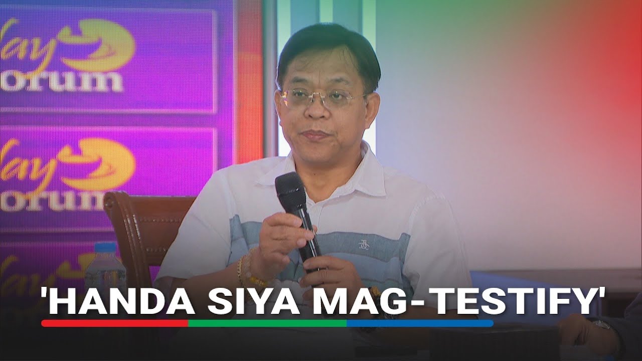 Madriaga ready to testify in impeachment proceedings vs VP Sara