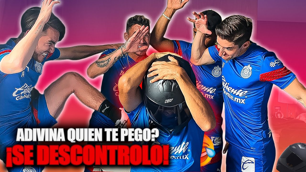 ADIVINA QUIEN TE PEGO!! (RETO DEL CASCO) FT CHAPITO, CONE, CHICOTE Y PONCE....