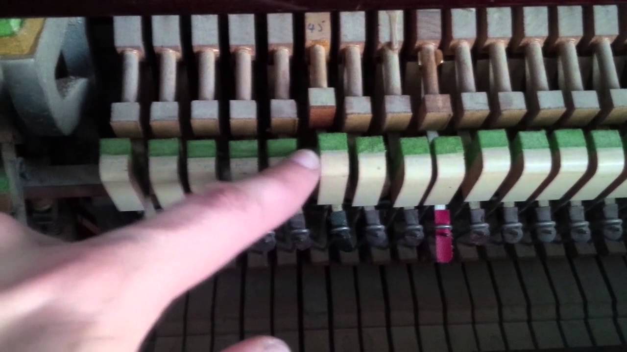 Piano Repair - Hammer & Bridle Strap Replacement