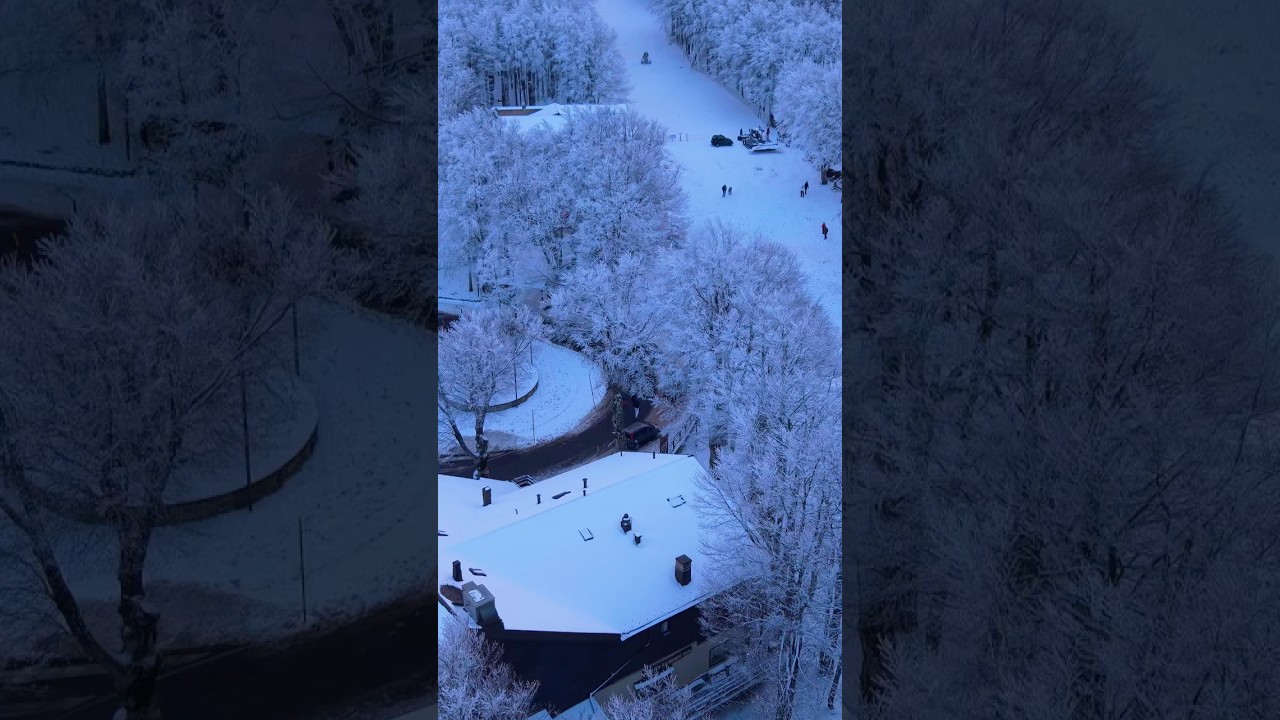 Monte amiata (1738m s.l.m) 📸🚁DJI AIR3S #djiair3s #drone #djiglobal #dji #snow #monteamiata