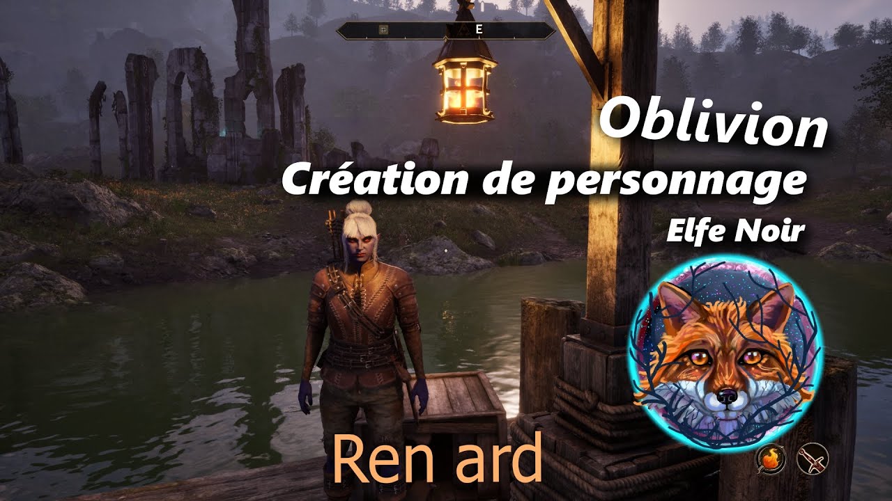 Création de personnage Elfe Noir Oblivion