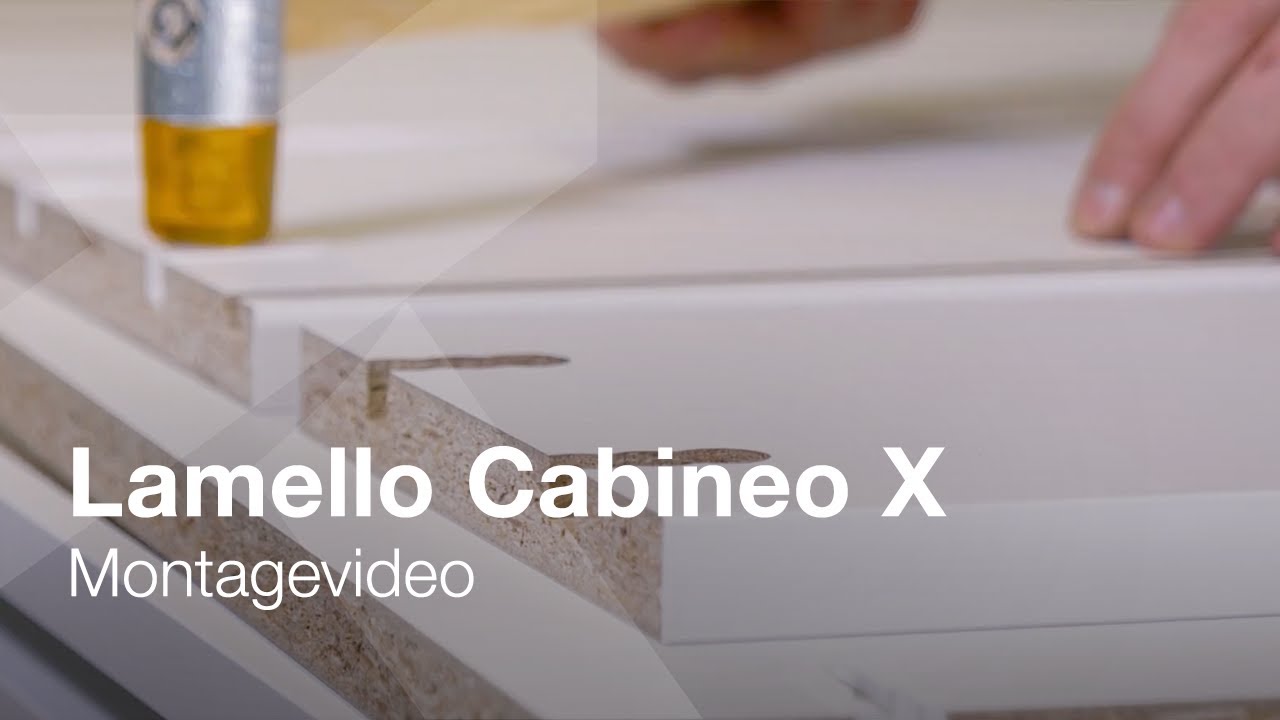 Lamello Cabineo X - Montagevideo
