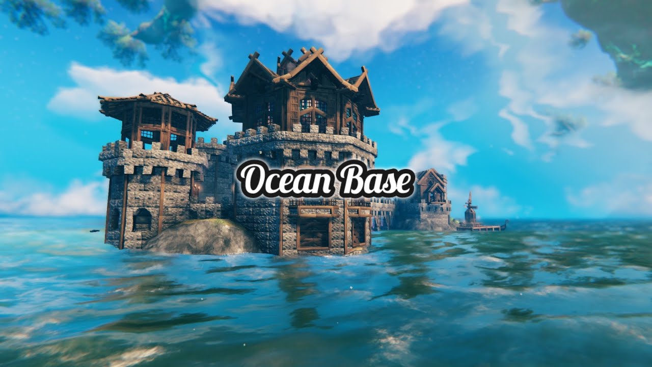 Valheim / built a fabulous Ocean base / Walkthrough