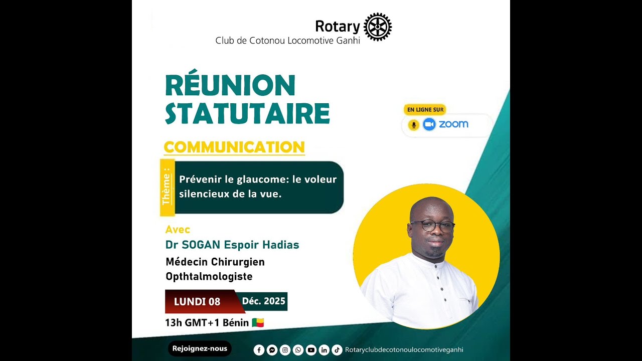 Prévenir le glaucome : le voleur silencieux de la vue---Dr Espoir H. SOGAN