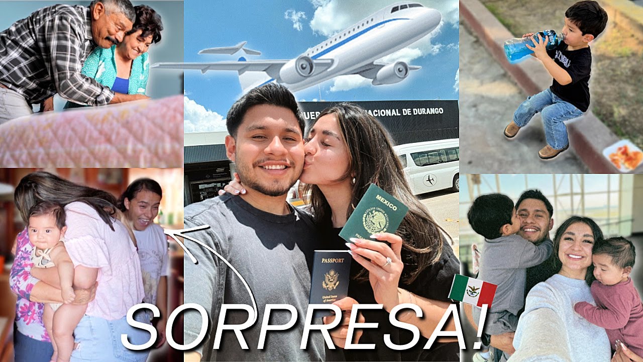 SORPRESA A NUESTRA FAMILIA EN MEXICO!! BLANCA YA PUEDE IR!! ✈️ 🇲🇽