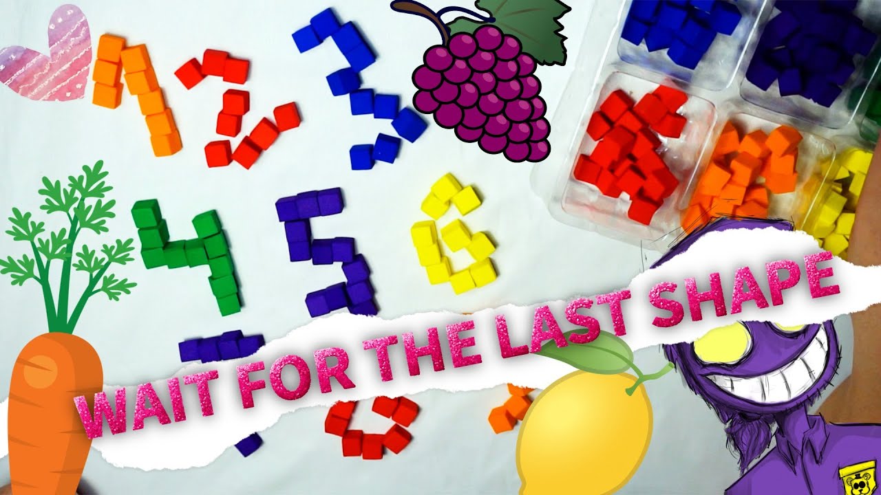 Watch Squishy Cubes Become Fruits, Numbers, and a Secret Character