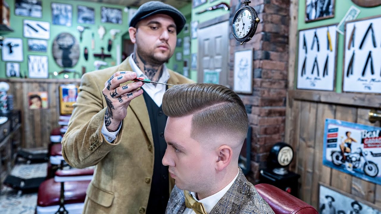 💈 ASMR BARBER - The Gatsby Party Haircut - Relaxing Sounds, Instant Sleep