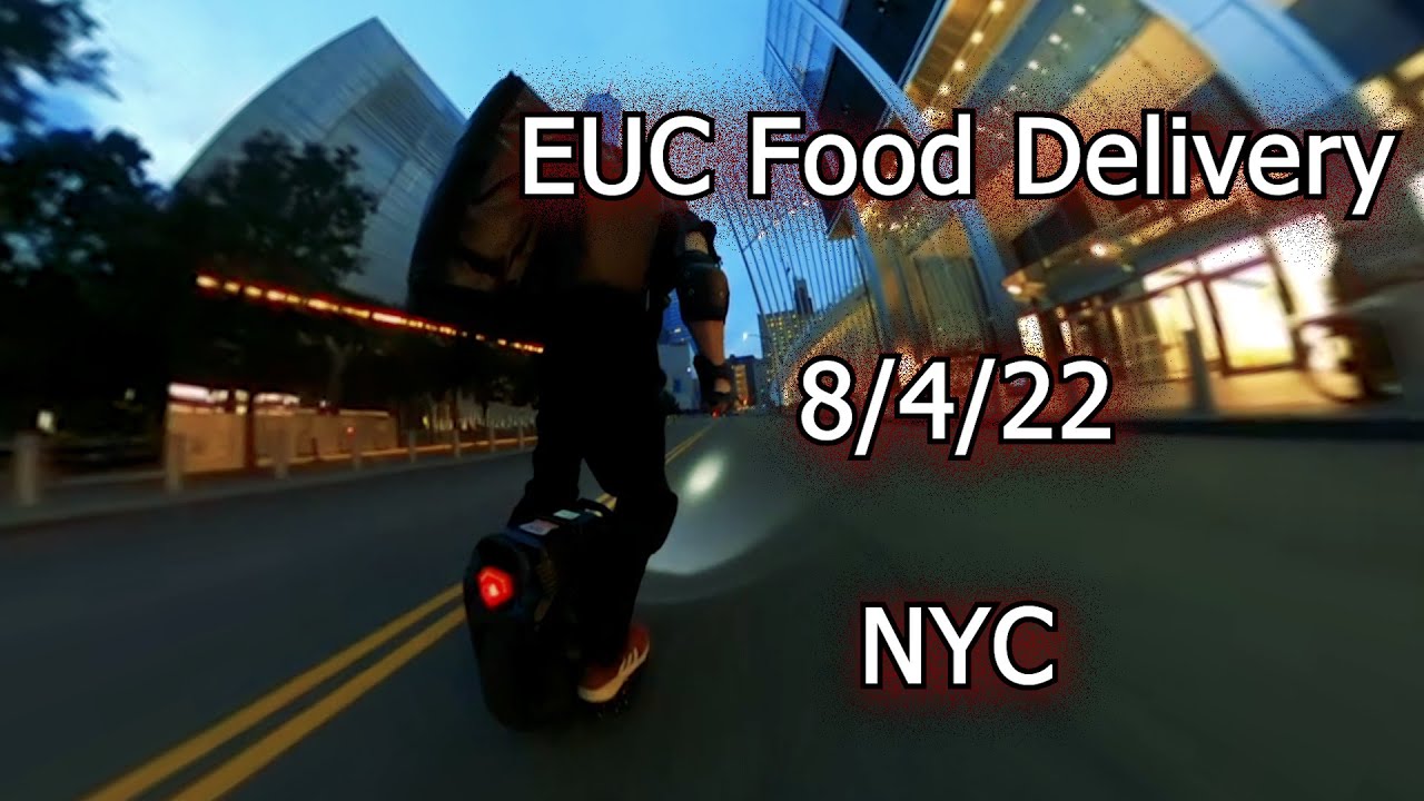 EUC Food Delivery - NYC - (360 Footage: GOPRO MAX) - UberEats DoorDash Grubhub Cornershop - 8/4/22