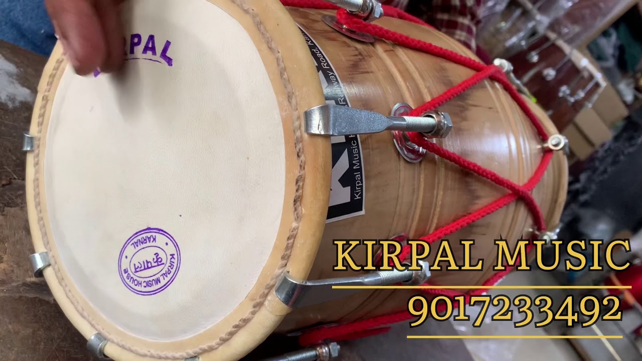 Buy Dholak At Lowest Price &bull; Kirpal Handmade  ढोलक ख़रीदे  सस्ते दाम पर &bull; Call To Buy 9017233492 &bull;