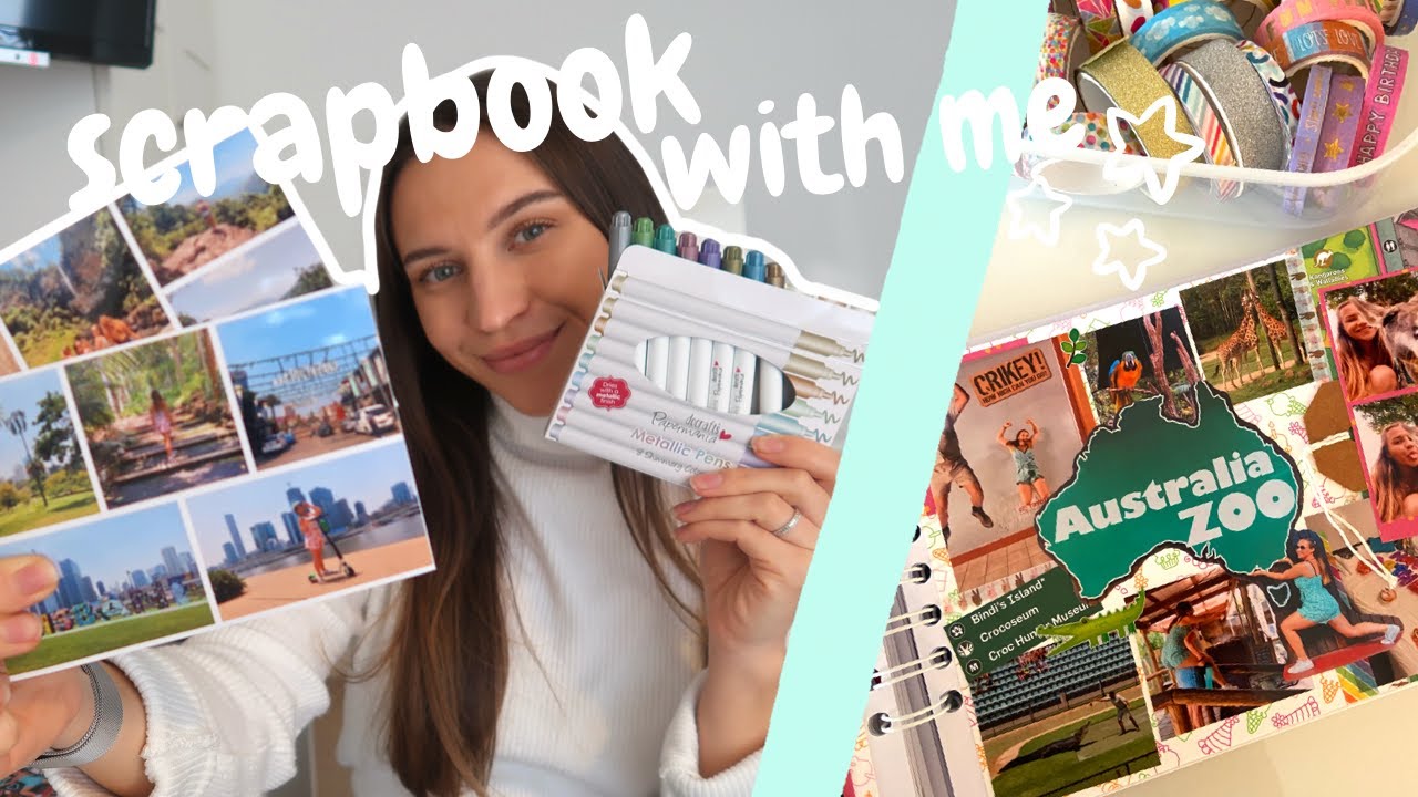 SCRAPBOOK WITH ME #1 || aka me giving you grandma vibes for 12 minutes