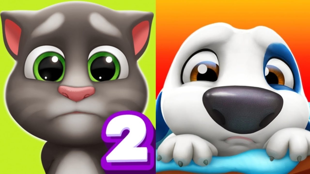 My Talking Tom-2 Old Vs My Talking Hank' Old.