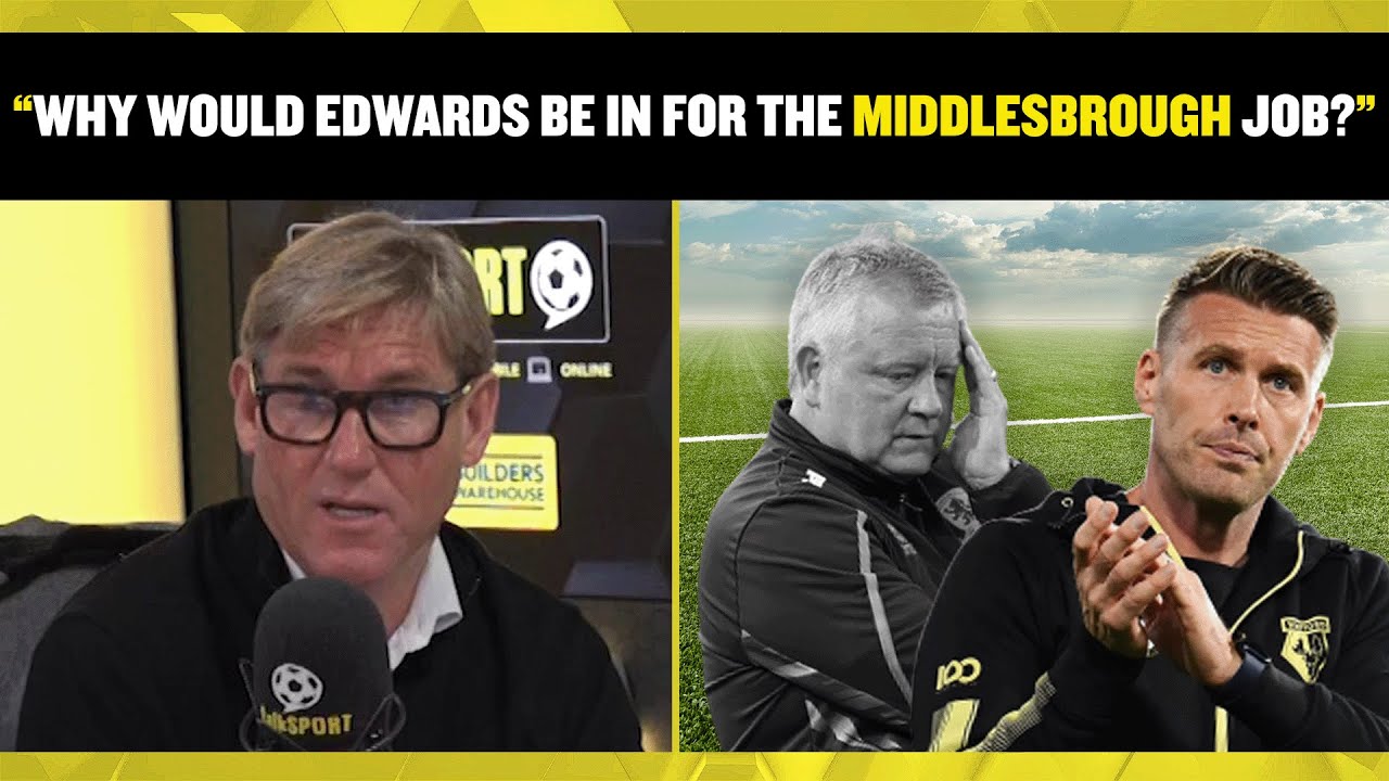 Simon Jordan isn’t impressed with rumours linking Rob Edwards to the Middlesbrough vacancy 👎