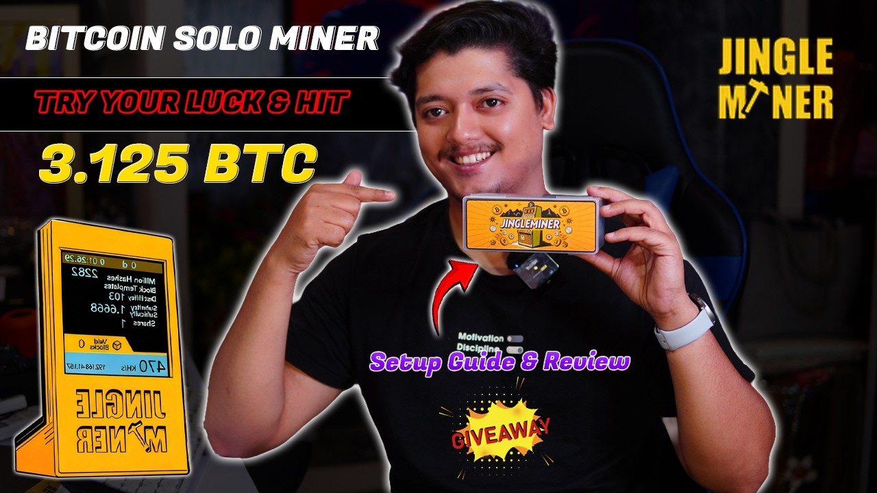 HIT 3.125 $BTC WITH BITCOIN LUCKY MINER 🤑 ? JINGLE MONITOR SOLO MINER SETUP & REVIEW GUIDE 🚀