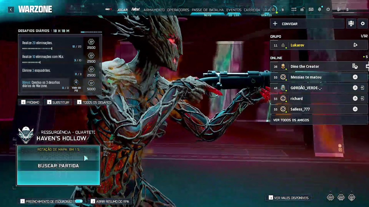 partidinha pra ve se eu to baludo ainda