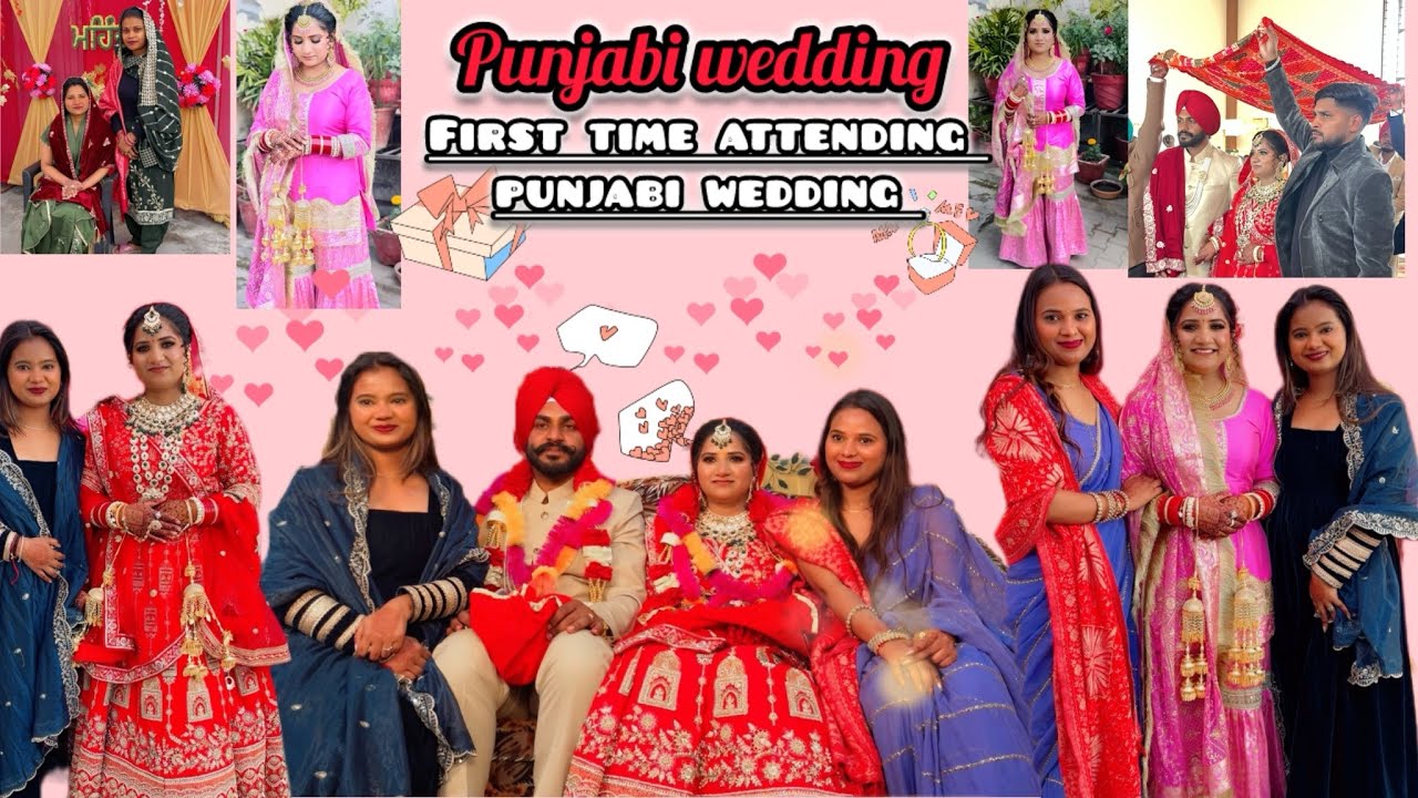 Punjabi wedding 😍 first time attending punjabi wedding 🧿😍